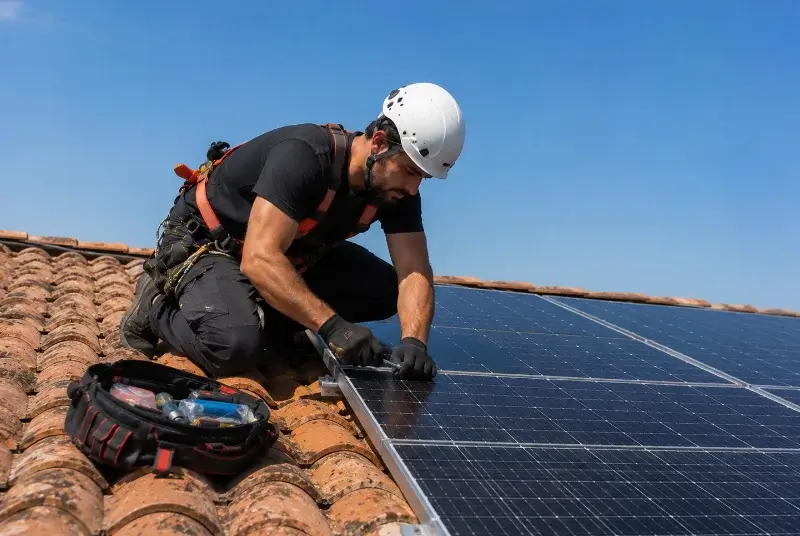 Maintenance et monitoring de panneaux solaires à la Salvetat-Saint-Gilles