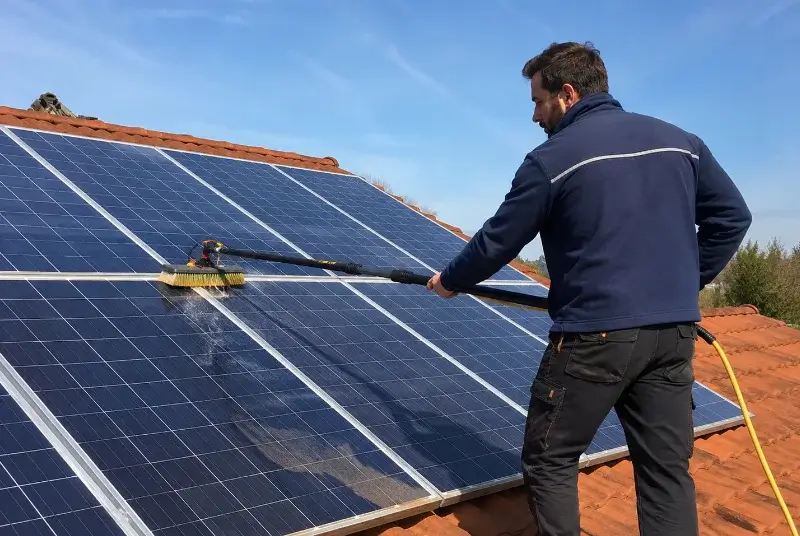 Nettoyage et entretien de panneaux solaires à la Salvetat-Saint-Gilles